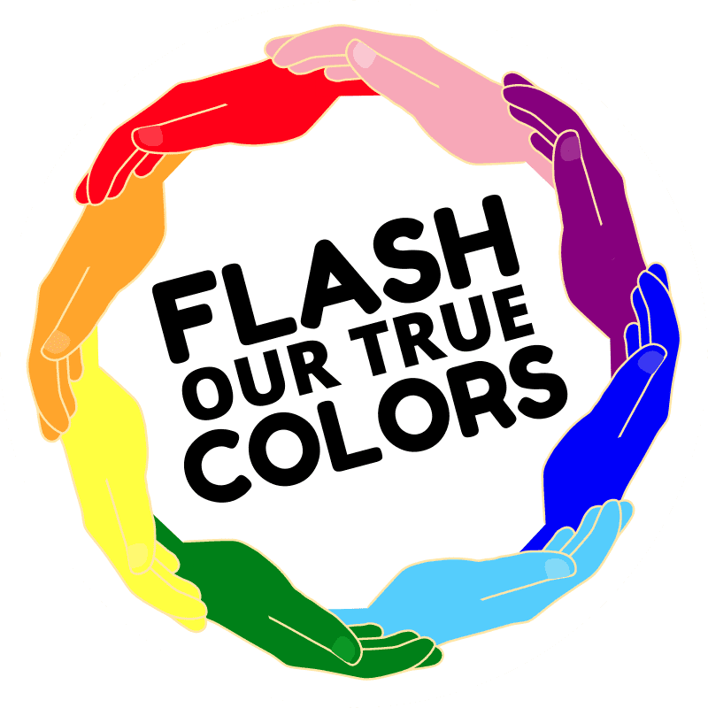 Logo de l'association Flash Our True Colors
