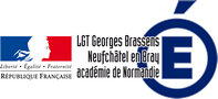Logo du lycée Georges Brassens de Neufchâtel-en-Bray